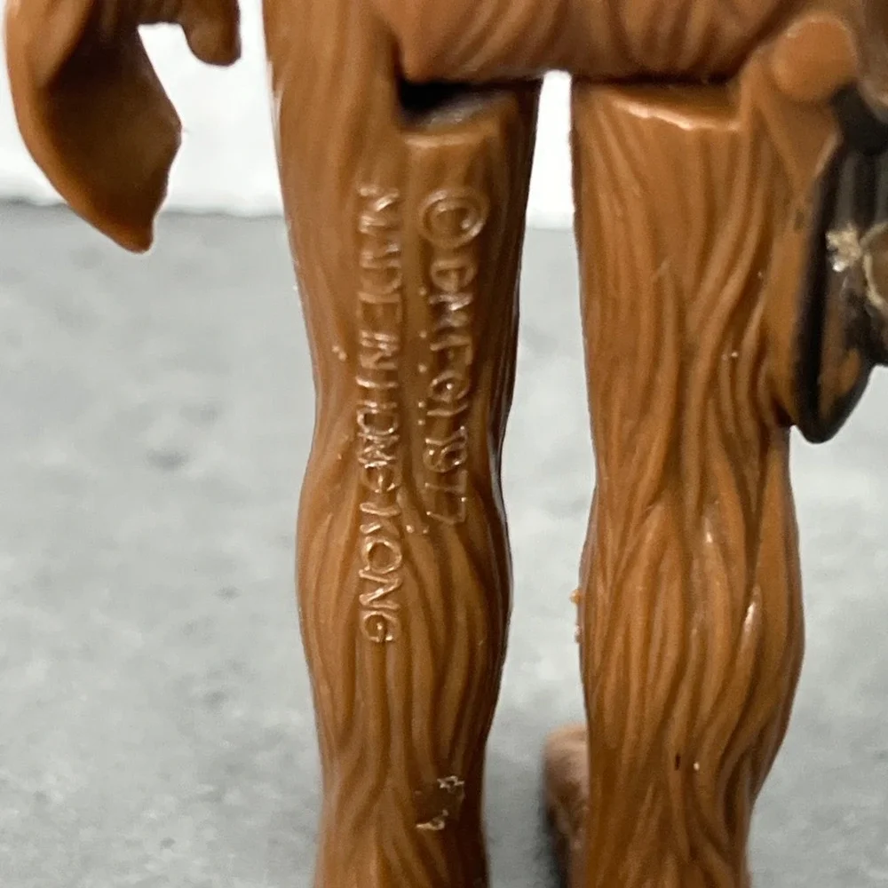 Vintage Star Wars Chewbacca Action Figure 1977 Kenner Hong Kong, Figure‎ Only